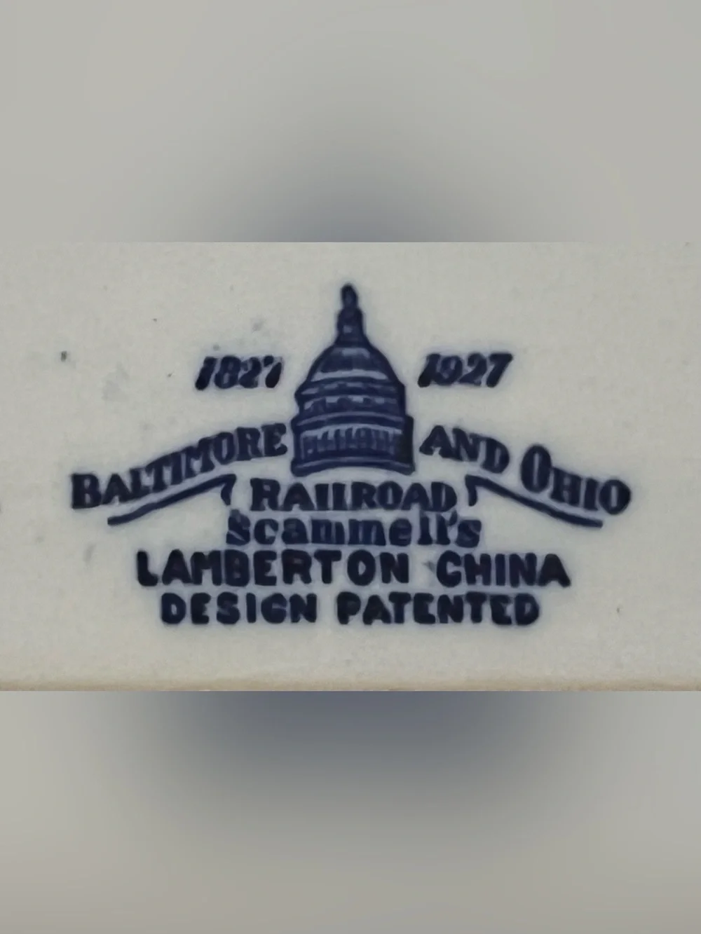 B&O Railroad Centenary Scammell Lamberton vtg b&o
